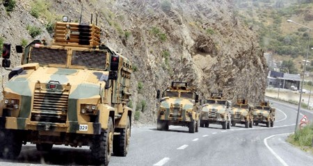 Hakkari’de askeri hareketlilik