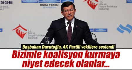 Davutoglu: 