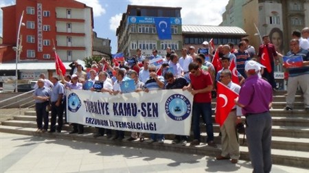 Kamu Sen Üyelerinden Dogu Türkistan Tepkisi