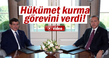 Hükümet kurma görevi Davutoglu’nda