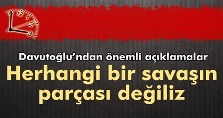 Davutoglu: 