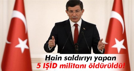 Hain saldiriyi yapan 5 kisilik ISID militani öldürüldü!