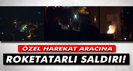 Özel harekat zirhli aracina roketli saldiri