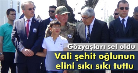 Sehit cenazesinde gözyaslari sel oldu