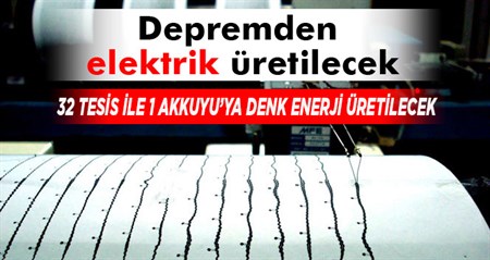 Türk profesör depremden elektrik üretecek