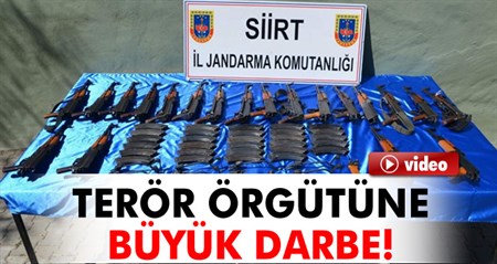 Siirt’te terör örgütüne büyük darbe