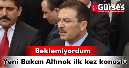 Yeni Bakan Altinok ilk kez konustu