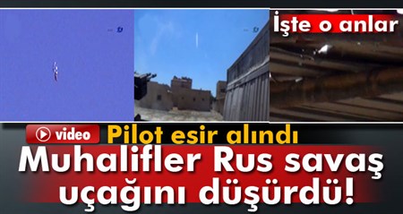 Muhalifler Rus savas uçagini düsürdü