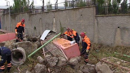 INSARAG SAHA TATBIKATI GERÇEKLESTIRILDI