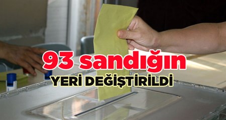 Cizre’de 93 sandigin yeri degistirildi