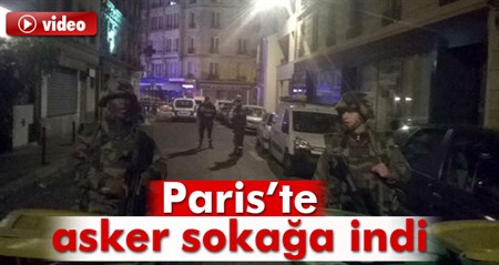 Paris’te askerler sokaga indi