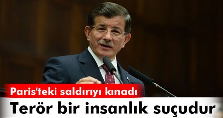 Basbakan Davutoglu, Paris