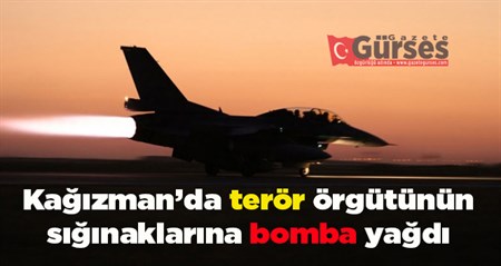 PKK siginaklarina bomba yagdi!