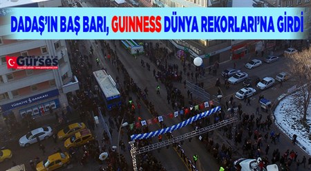 DADAS’IN BAS BARI, GUINNESS DÜNYA REKORLARI’NA GIRDI