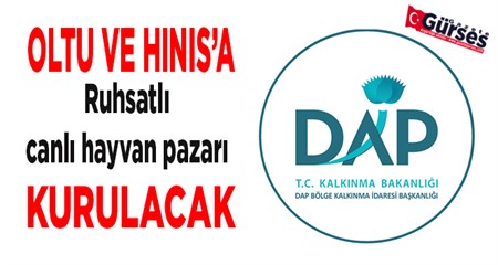 DAP Bölge Kalkinma Idaresi Baskanligi, Ruhsatli Canli Hayvan Pazarlari projesi