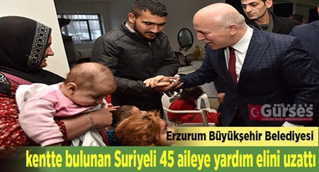 BASKAN SEKMEN’DEN SURIYELILERE YARDIM ELI