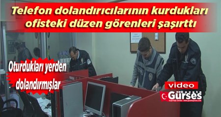 Oturduklari yerden dolandirmislar