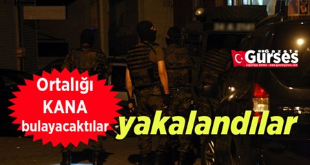 Canli bomba eylemi hazirligindaki 2 terörist yakalandi