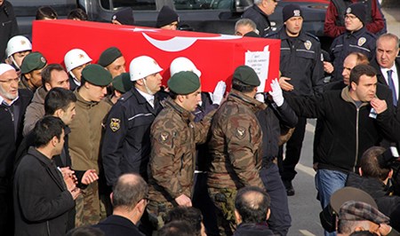 SEHIT POLIS MEMURU YÜCA, SON YOLCULUGUNA UGURLANDI