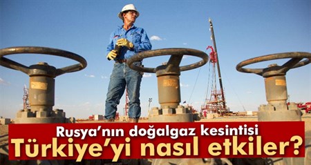 Rusya’nin dogalgaz kesintisi Türkiye’yi nasil etkiler?