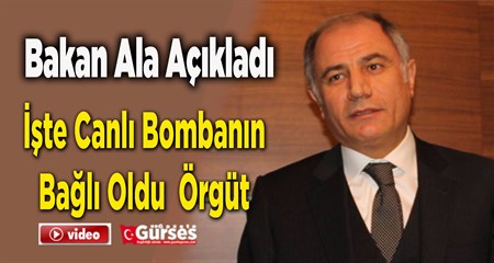 Efkan Ala teröristin hangi örgüt baglantili oldugunu açikladi