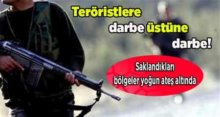 Teröristlere darbe üstüne darbe!
