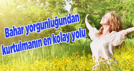 Su iç bahar yorgunlugundan kurtul