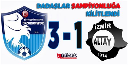 B.B.Erzurumspor: 3 Altay: 1