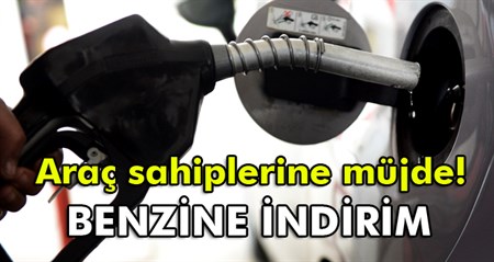 Benzine indirim geldi