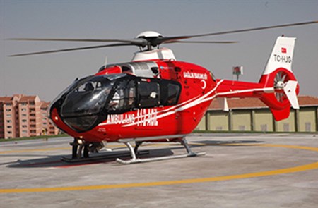 HELIKOPTER AMBÜLANS 2015 YILINDA 302 HASTA TASIDI