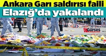 Ankara Gari saldirisi faili Elazig’da yakalandi