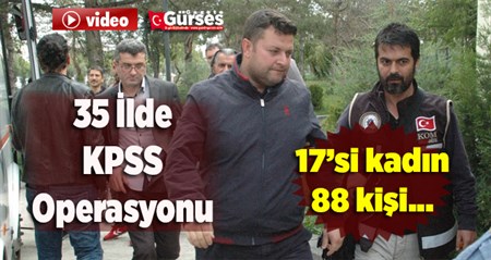 88 KPSS zanlisi adliyeye sevk edildi