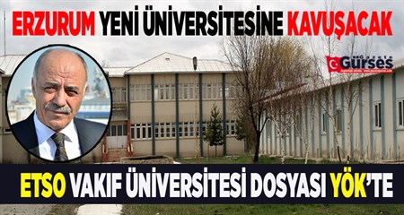 ETSO VAKIF ÜNIVERSITESI DOSYASI YÖK’TE