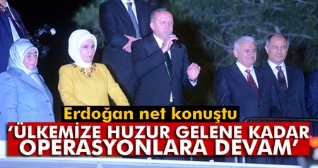 Erdogan net konustu: 