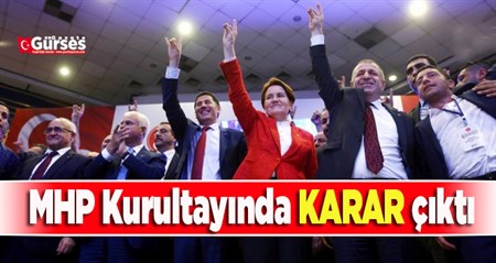 MHP kurultayinda karar çikti