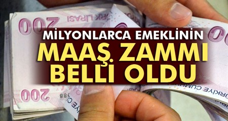 SSK ve Bagkur emeklilerinin maas zammi belli oldu