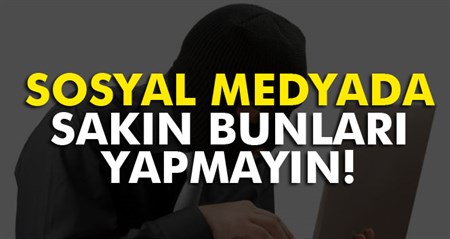 Sosyal medyada tatil fotografi paylasmayin!