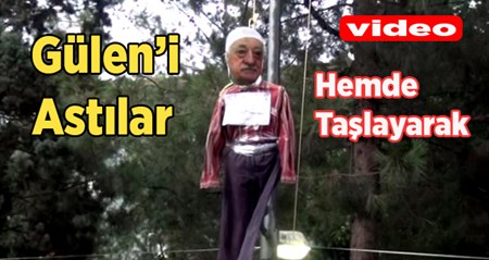 Gülen’i taslayarak idam ettiler