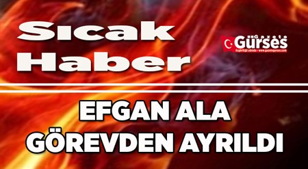 Efgan Ala Görevden Ayrildi