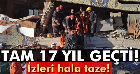 Marmara Depremi’nin 17. yildönümü