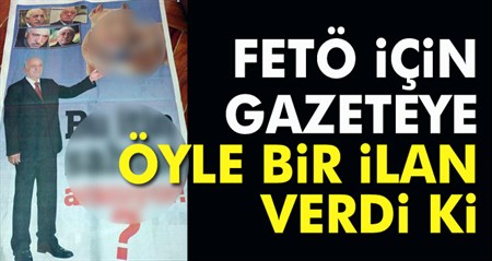 FETÖ için gazeteye ’Bu Itin Sahibi Araniyor’ ilani verdiler