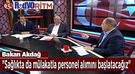 Bakan Akdag, “Saglikta da mülakatla personel alimini baslatacagiz”