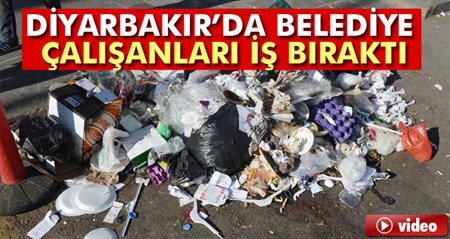 Diyarbakir’da belediye çalisanlari is birakti, vatandaslar magdur oldu