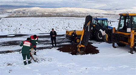 Erzurum’da mezarliklar kisa hazir