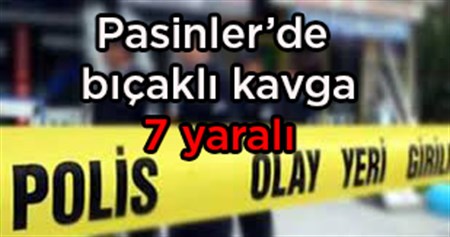 Pasinler’de biçakli kavga: 7 yarali