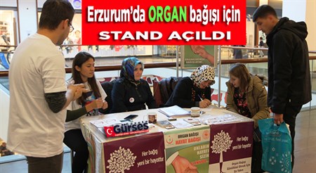 ORGAN BAGISI NEDENIYLE STAND AÇTIK…