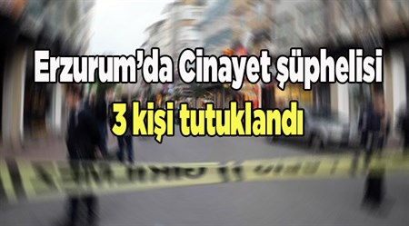 Cinayet süphelisi 3 kisi tutuklandi