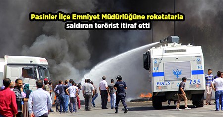 Pasinler Ilçe Emniyet Müdürlügüne roketatarla saldiran terörist itiraf etti: