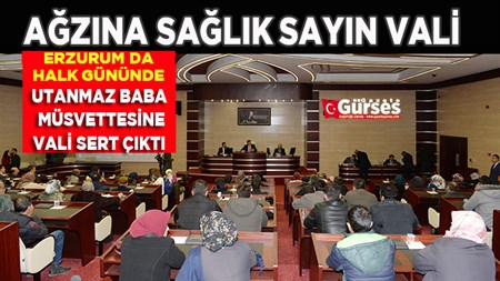 Halk günü toplantisinda çocuk tartismasi