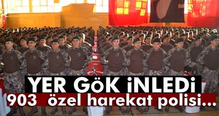 Özel harekat polisleri göreve hazir